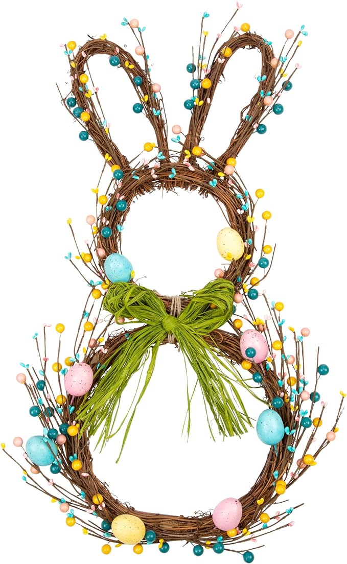 Hop into Spring with Adorable Easter Egg Wreaths!